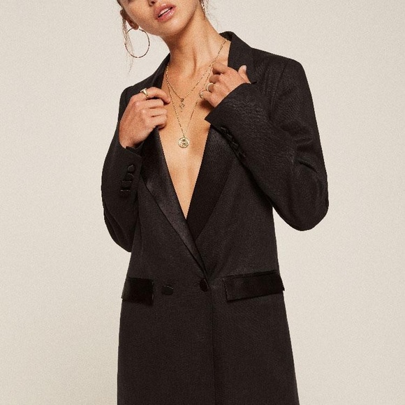 Reformation Tuxedo Dress/Blazer - Picture 4 of 8